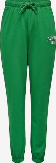 ONLY Trousers 'TODDY' in Green / White, Item view