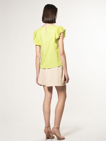 Influencer Bluse in Grün