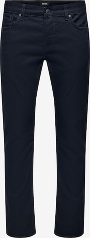 Pantalon 'Loom' Only & Sons en bleu : devant