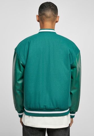 Starter Black Label Regular Fit Overgangsjakke 'Starter Team' i grøn