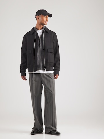 Vestes en maille Hackett London en gris
