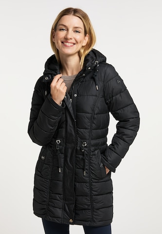 Usha Winter Coat in Black: front