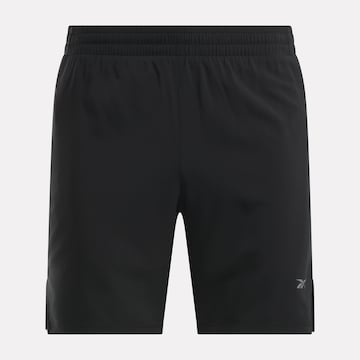 Regular Pantalon de sport Reebok en noir : devant