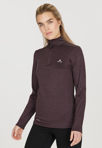 Whistler Performance Shirt 'Juice' in Brown: front