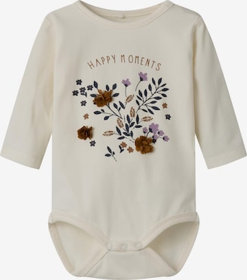 Tutina / body per bambino 'SALVIE' di NAME IT in beige: frontale