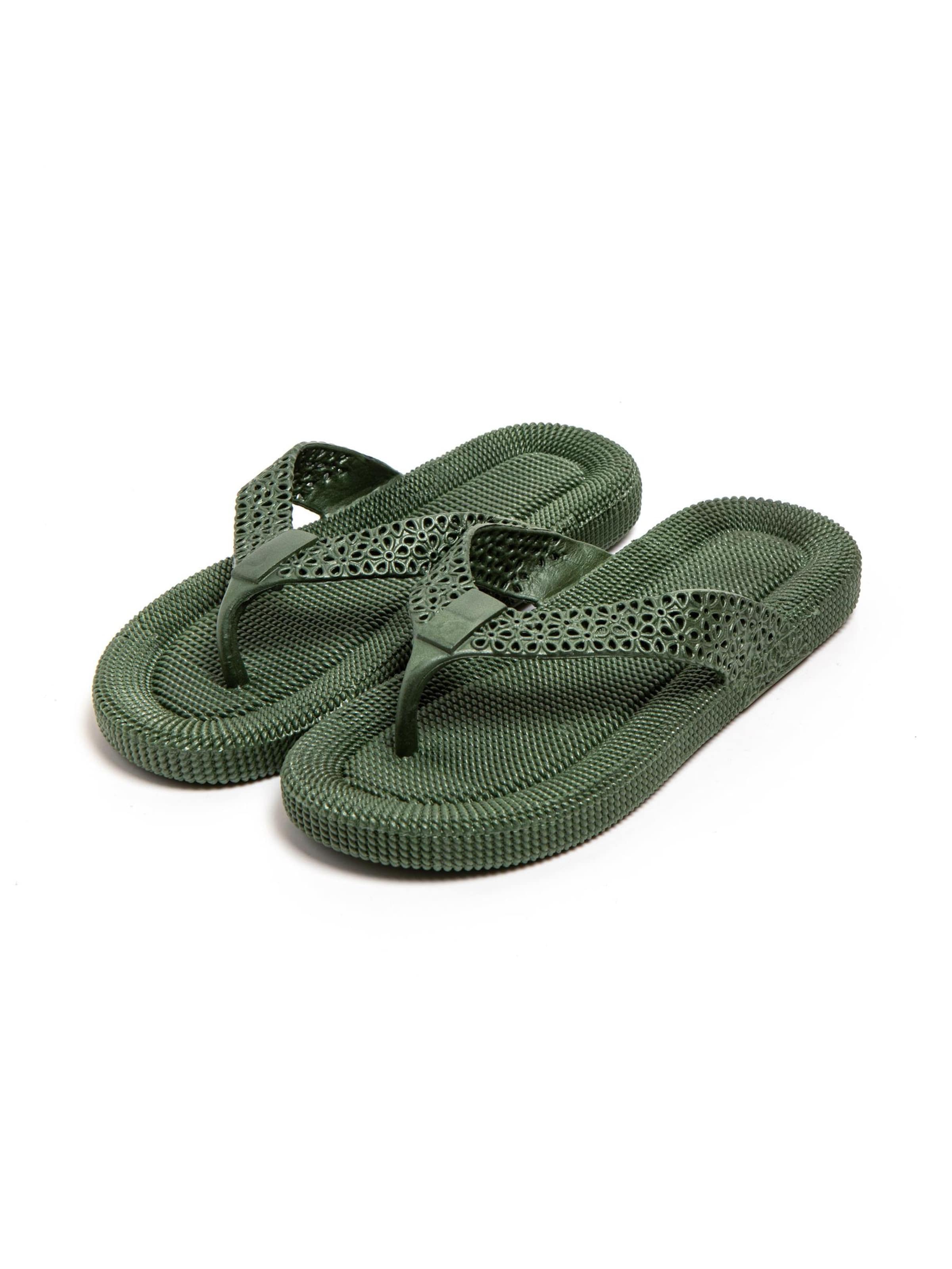 Brasileras T-bar sandals 'Flopee' in Green