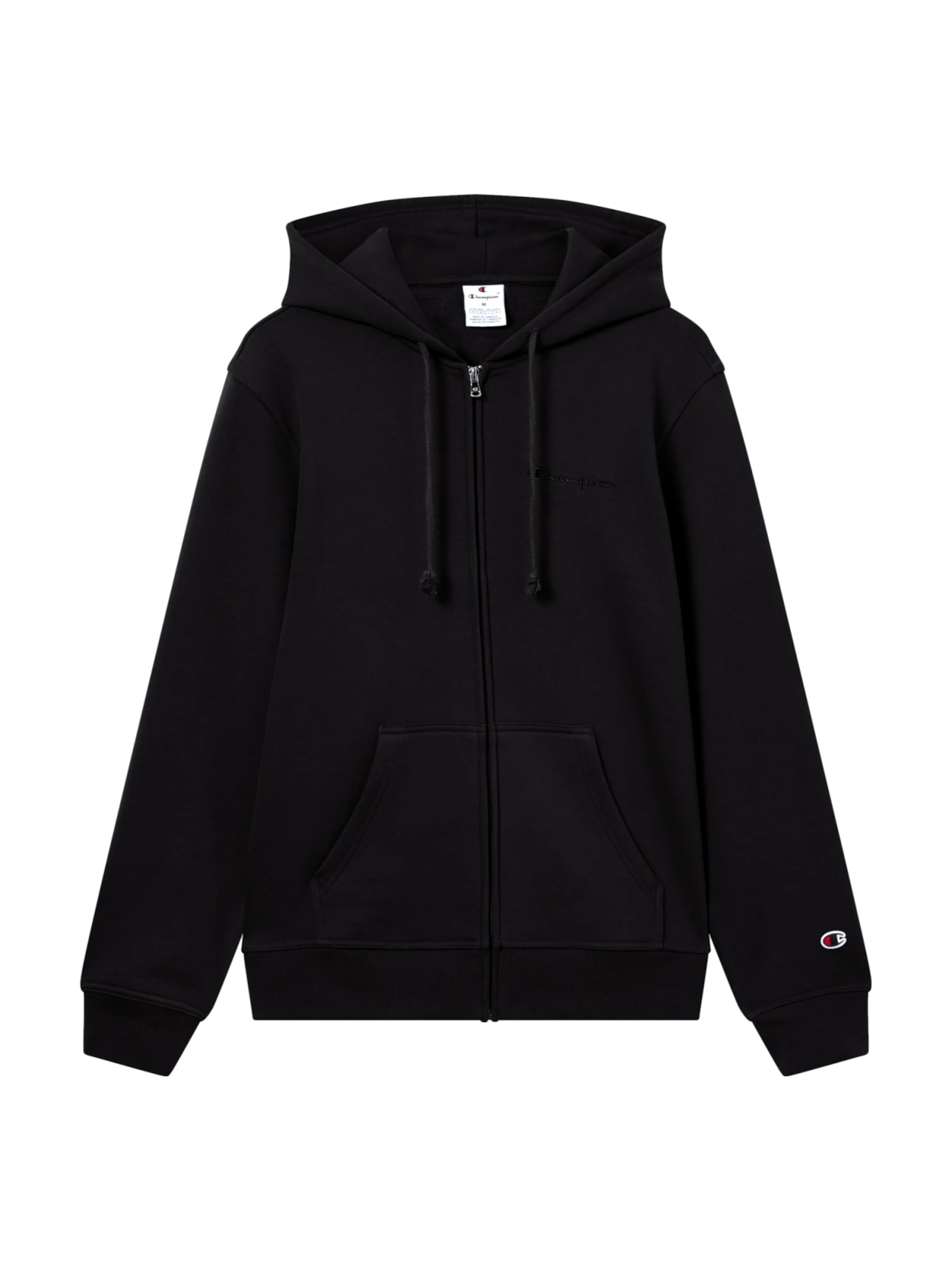 Champion Authentic Athletic Apparel Sweatjakke i sort: forside