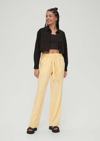 QS Loose fit Pants in Yellow