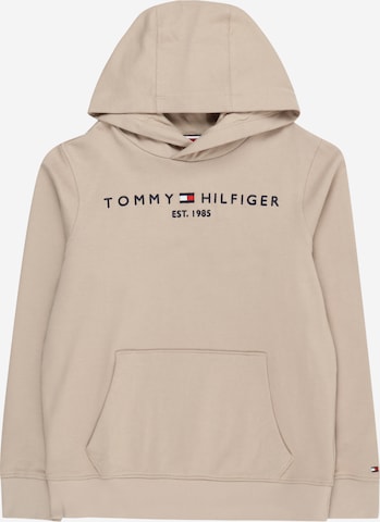 Sweat 'Essential' TOMMY HILFIGER en beige : devant