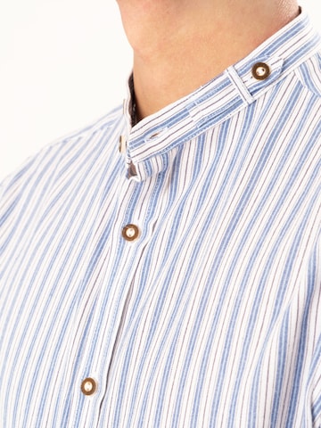 HerzSticht Trachtenshirt 'Geigelstein'‌‌‌‌‌‌‌‌ in Blau