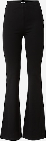Cotton On Flared Pants in Black: front