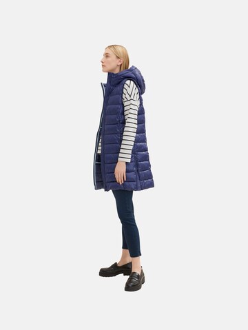 Gilet TOM TAILOR en bleu