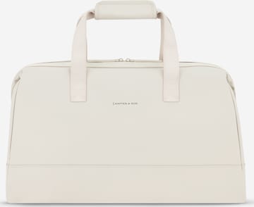 Kapten & Son Viikonloppulaukku 'Storen' värissä beige: etupuoli