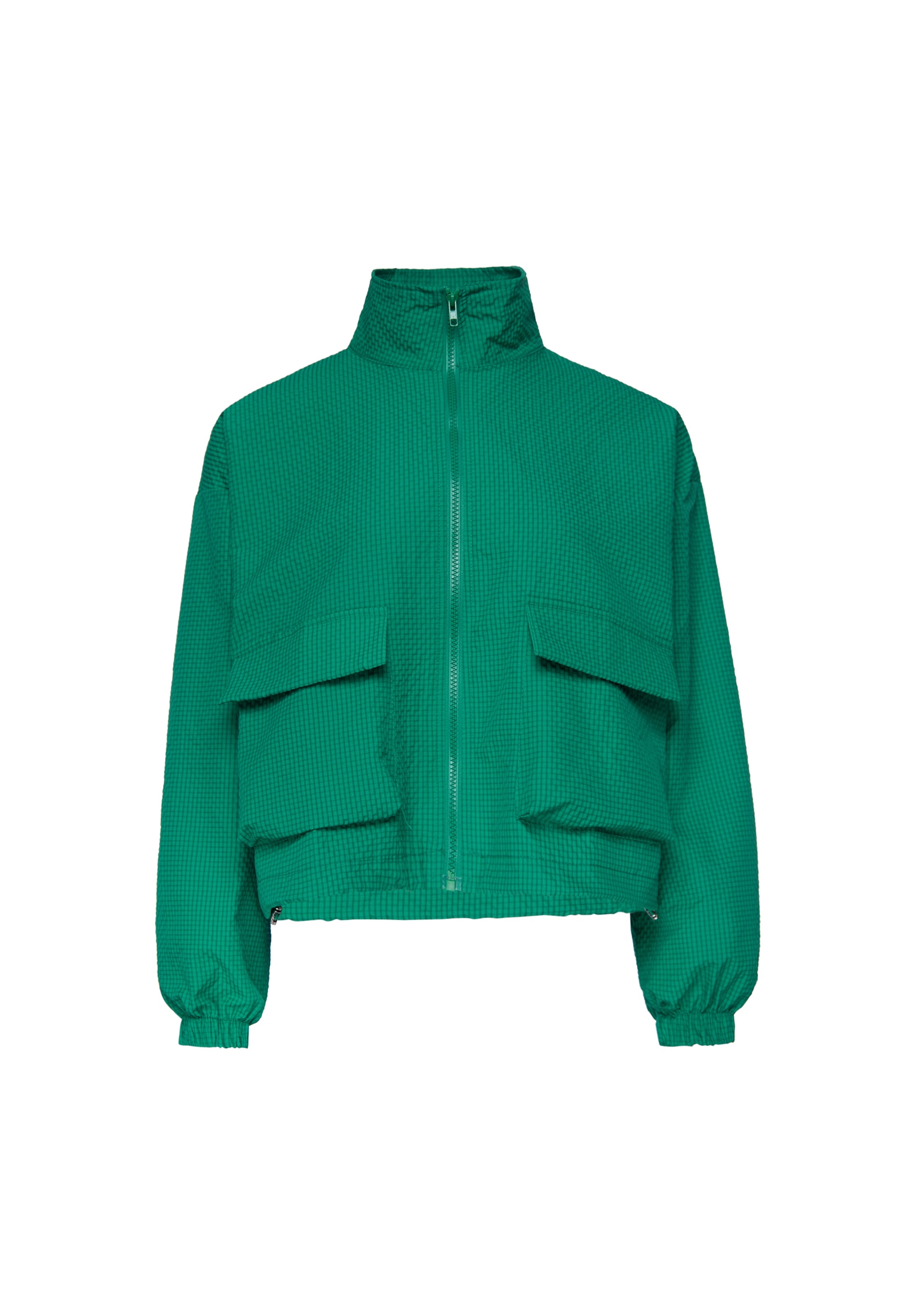 myMo ATHLSR Between-Season Jacket in Green: front