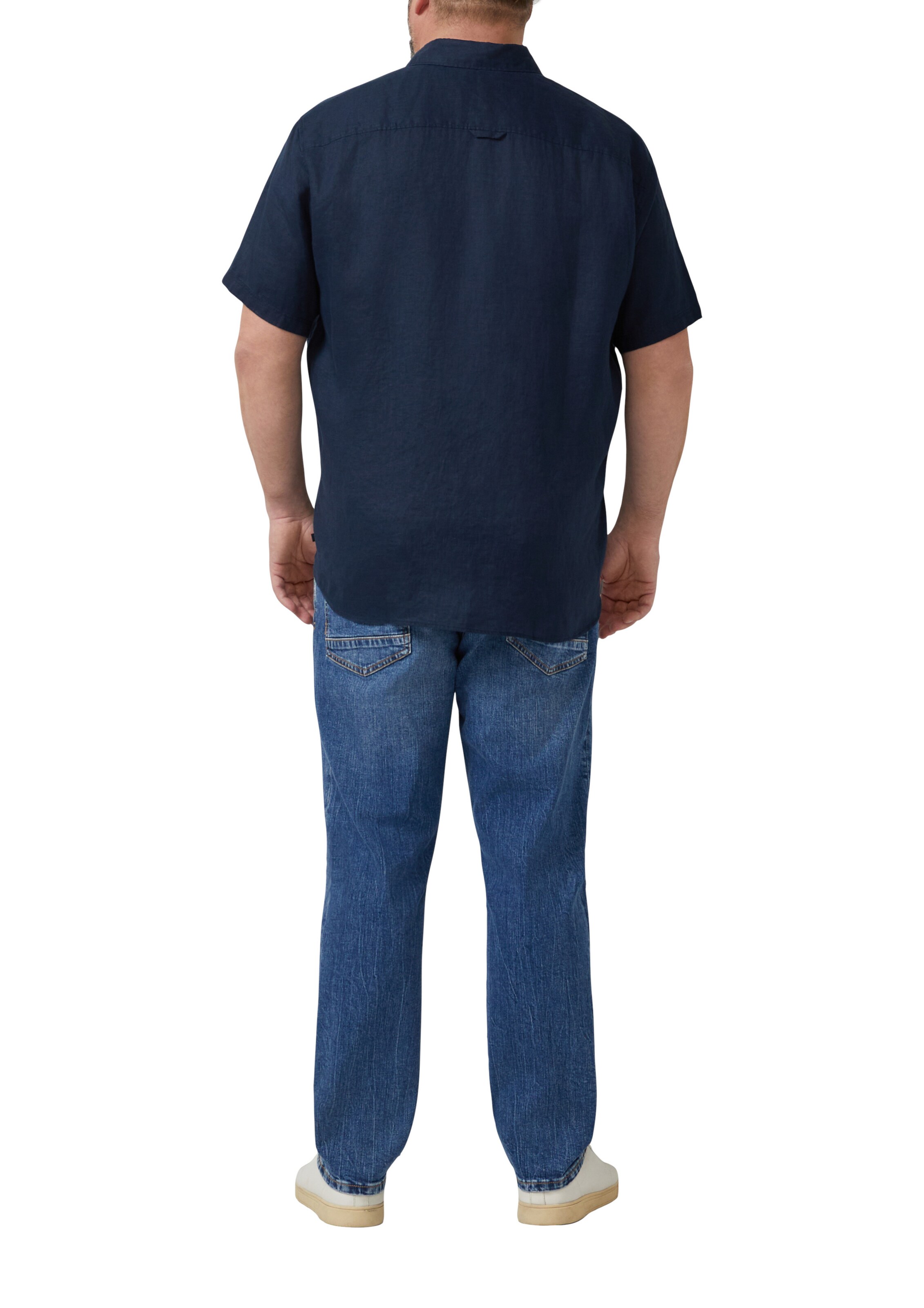 s.Oliver Regular fit Button Up Shirt in Blue