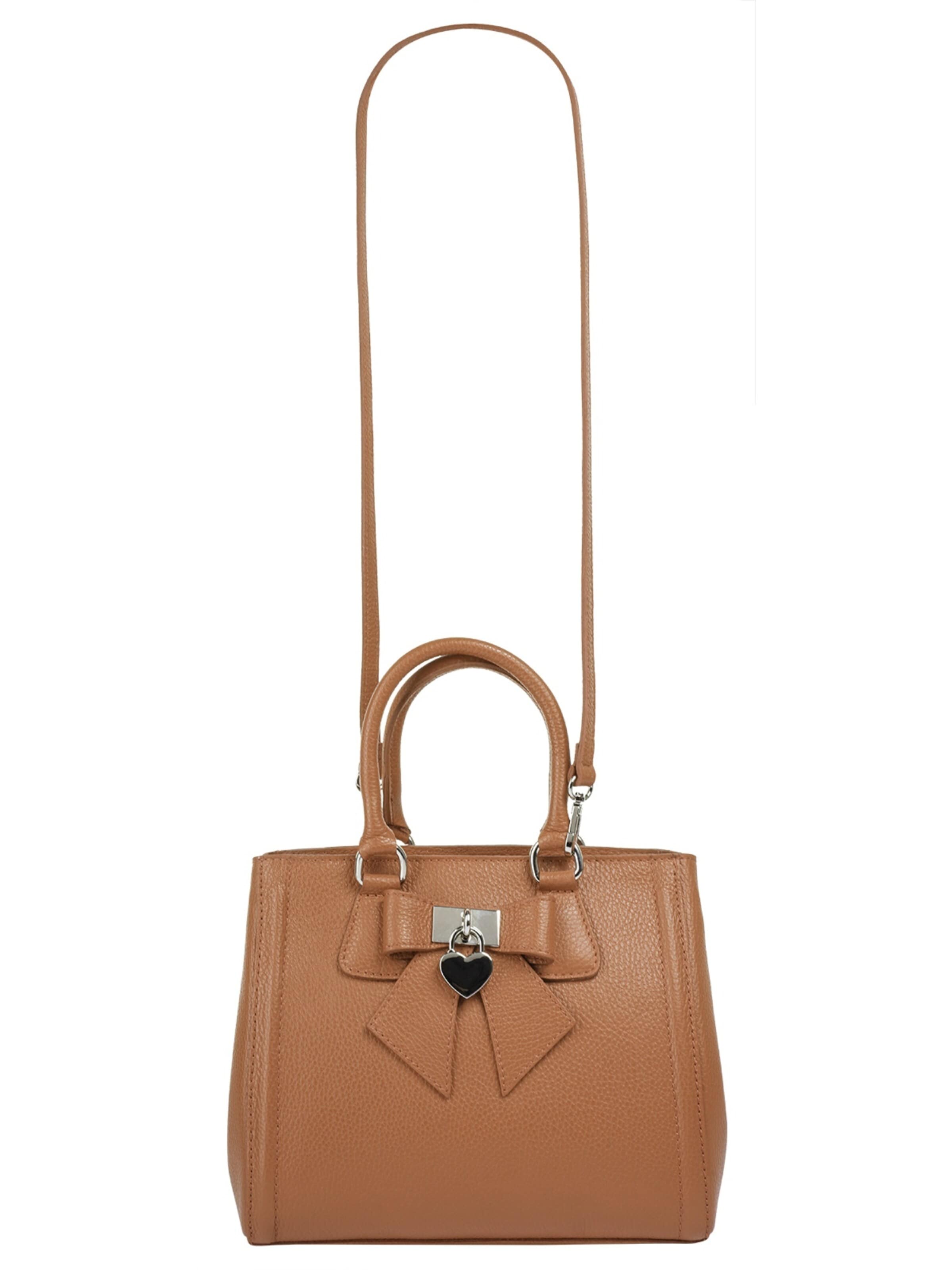 Cluty Handbag 'SOLCUORE' in Brown