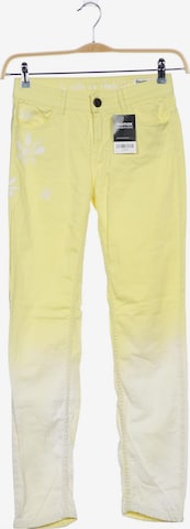 Desigual Pants in XS in Yellow: front