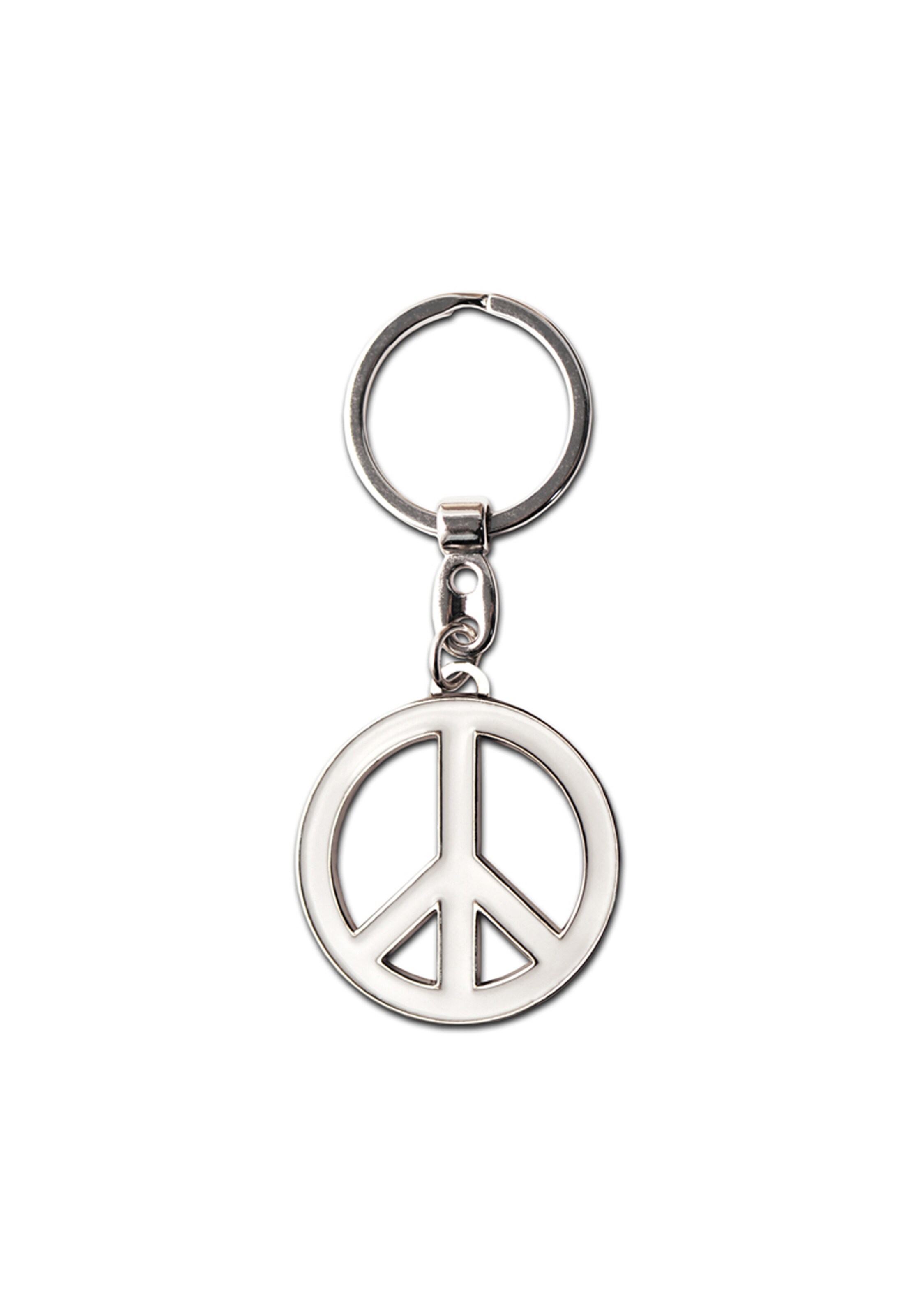 LOGOSHIRT Schlüsselanhänger in Silber: Vorderseite