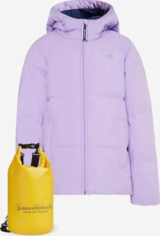 Veste fonctionnelle Schmuddelwedda en violet : devant