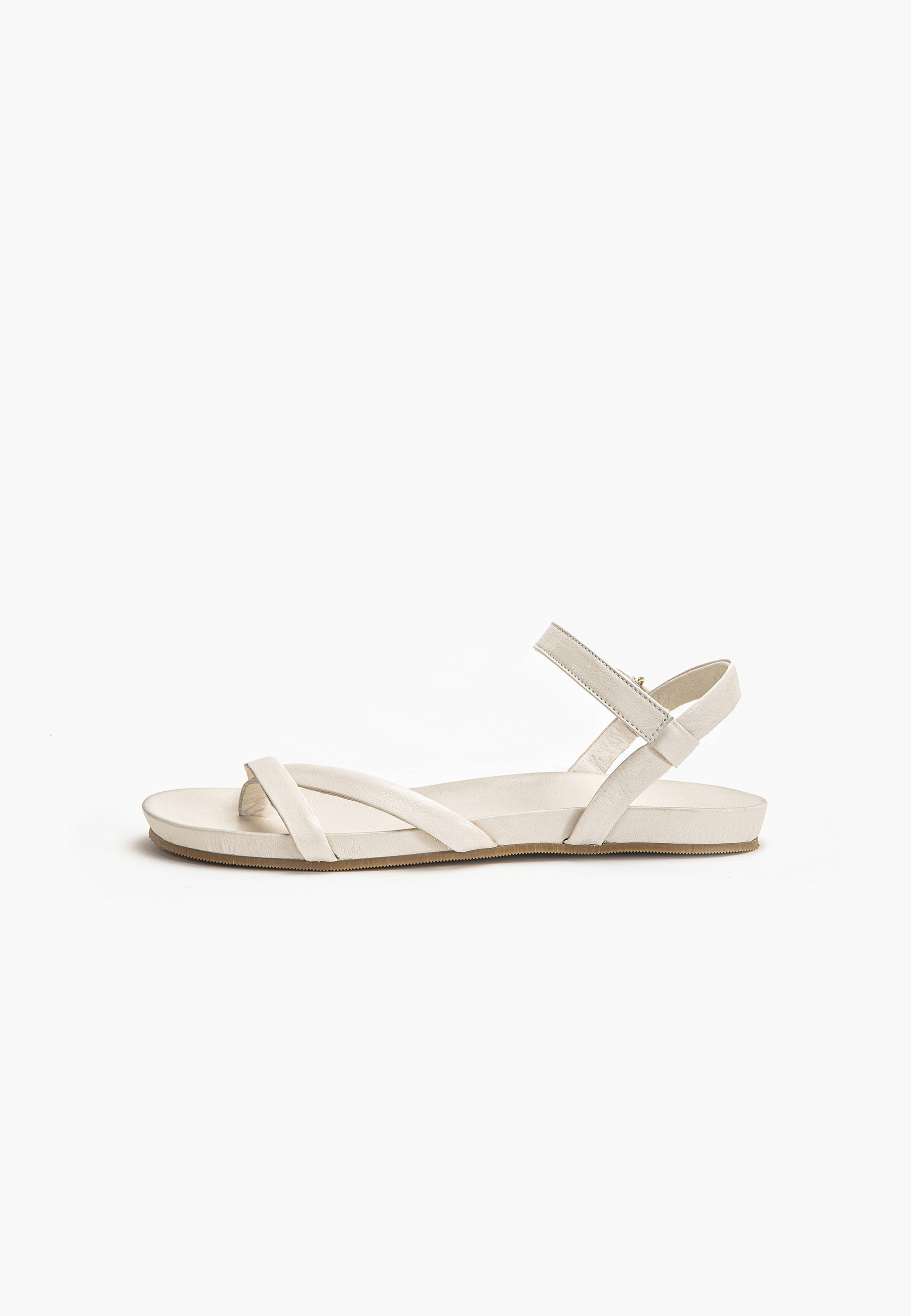 INUOVO Sandale in Creme 