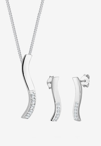ELLI Jewelry Set 'Wellen' in Silver