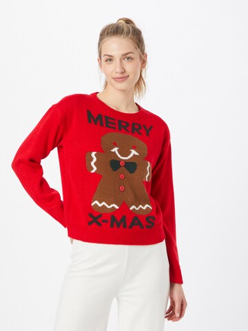 JDY Sweater 'COOKIE' in Red: front