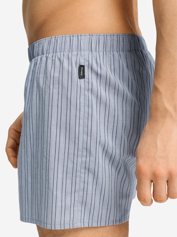 Hanro Boxershorts ' Fancy Woven ' in Blauw