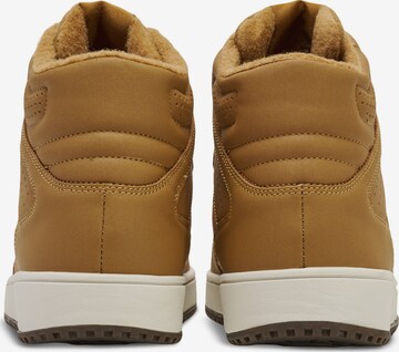 Hummel High-Top Sneakers in Brown