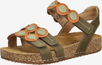 Sandales à lanières JOSEF SEIBEL en vert : devant