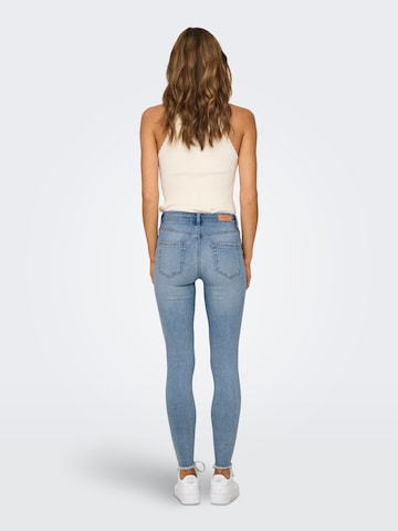 ONLY Skinny Jeans 'Blush' in Blauw