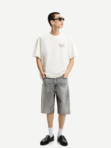 Bershka Shirt in White