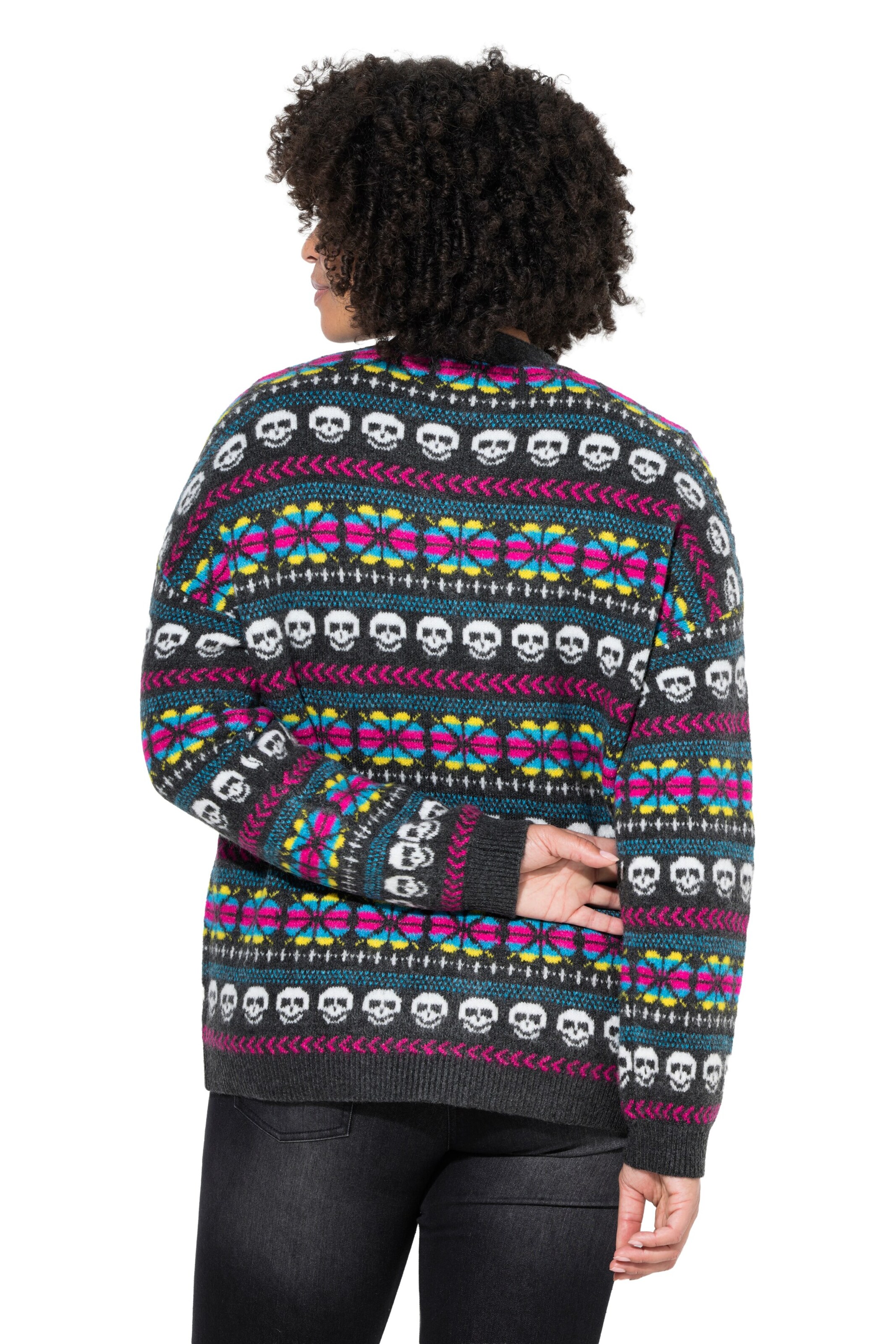 Angel of Style Gebreid vest in Zwart