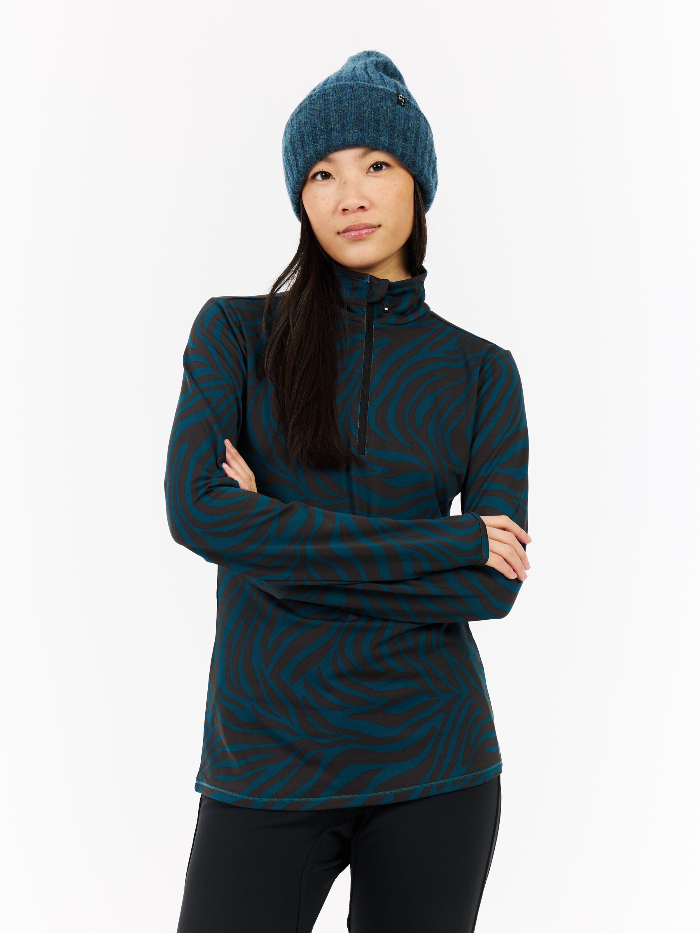 PROTEST Sportsweatshirt 'PRTEsher'‌‌‌‌ in Blau: Vorderseite