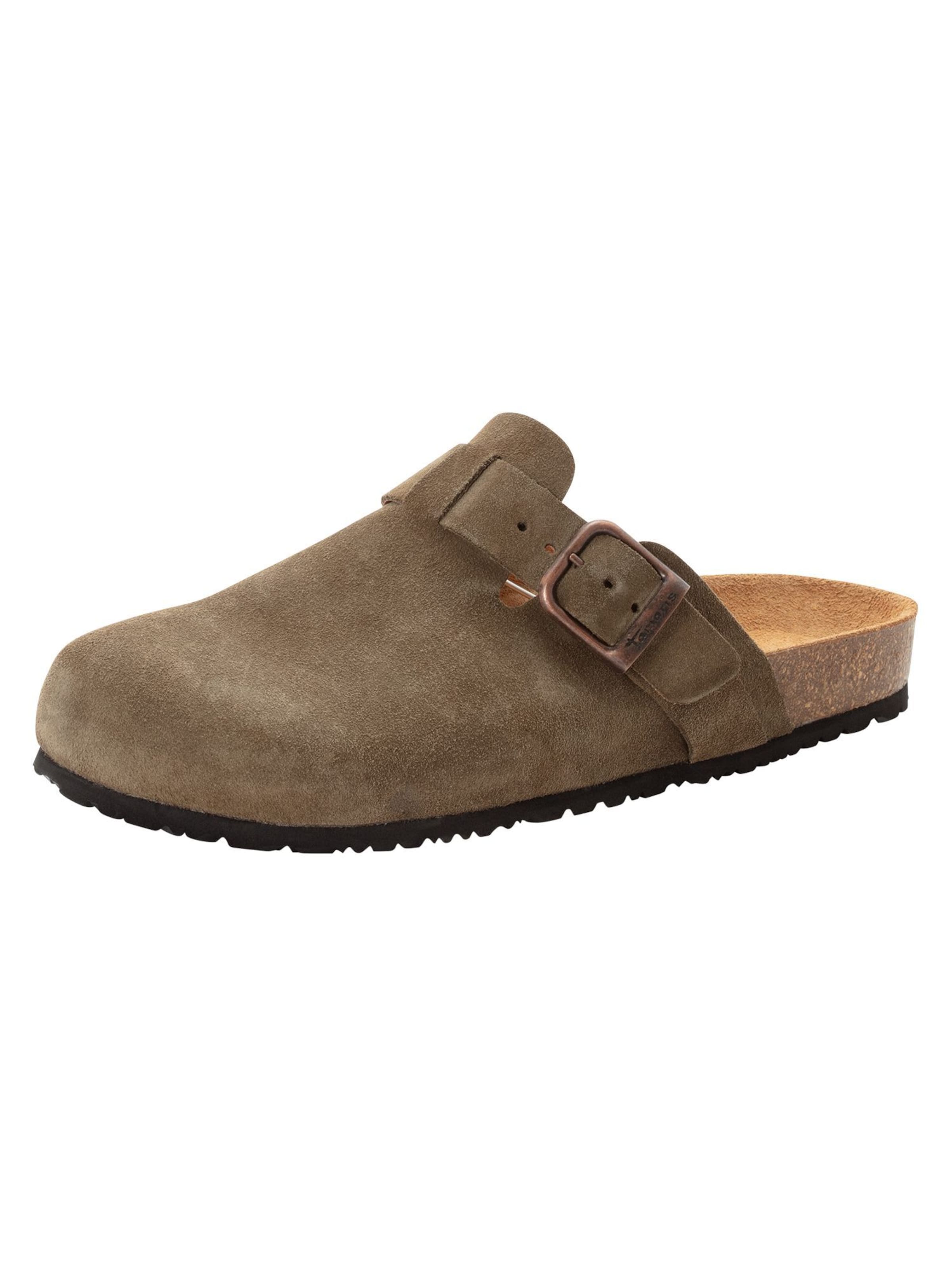 Tamaris Mule en kaki, Vue avec produit