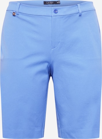 Lauren Ralph Lauren Plus Chino hlače 'REALEEN' | modra barva: sprednja stran