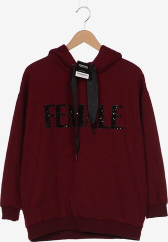 HALLHUBER Sweatshirt & Zip-Up Hoodie in M in Red: front