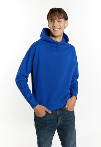 MO - Sweatshirt em azul: frente