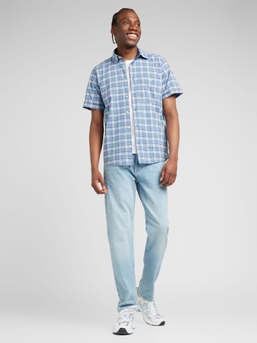 s.Oliver - Regular Fit Camisa em azul