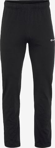 Champion Authentic Athletic Apparel Trousers in Black: front