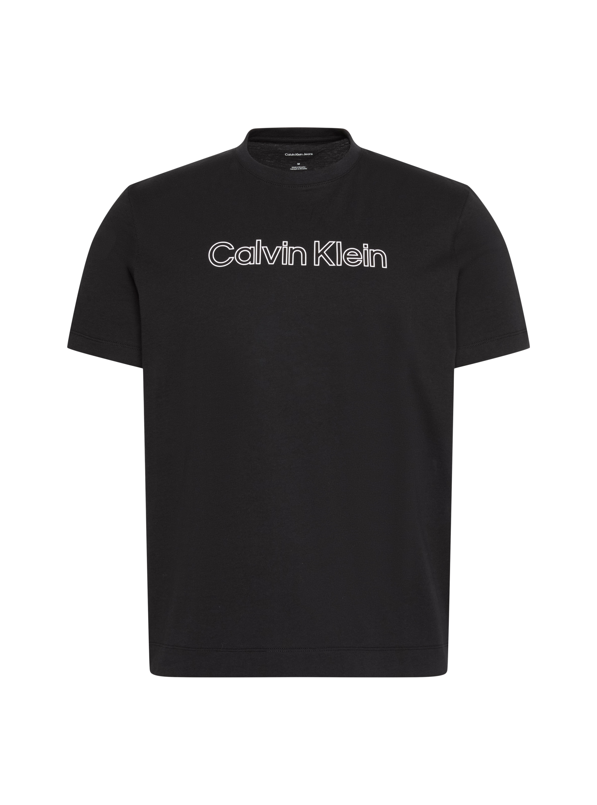 T-Shirt Calvin Klein en noir : devant