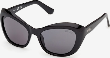 Lunettes de soleil GUESS en noir : devant