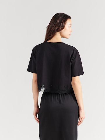 PATRIZIA PEPE Majica 'MAGLIA' | črna barva