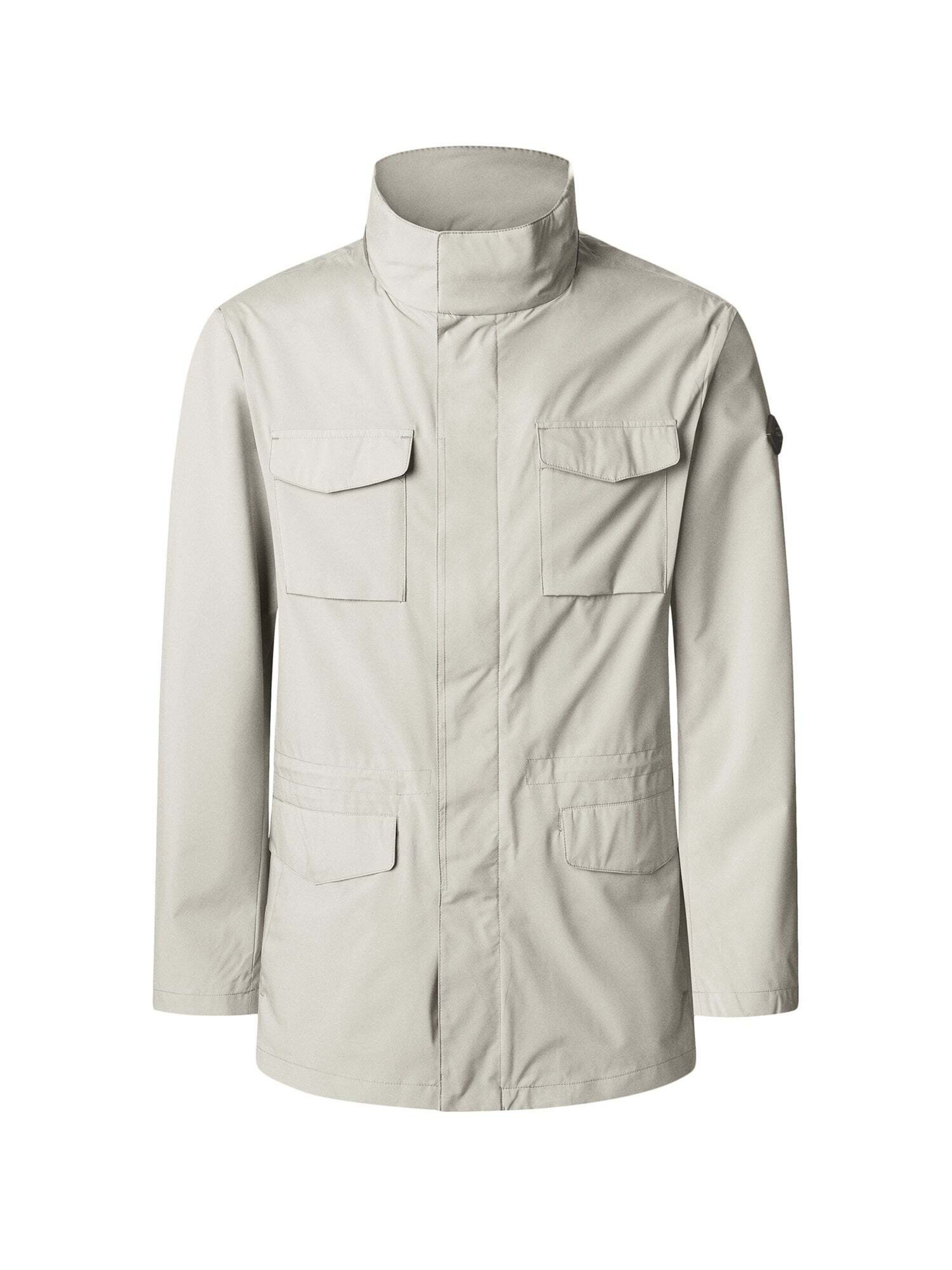 Hackett London Tussenjas in Beige: voorkant