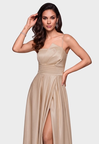 Ombre Evening dress in Beige