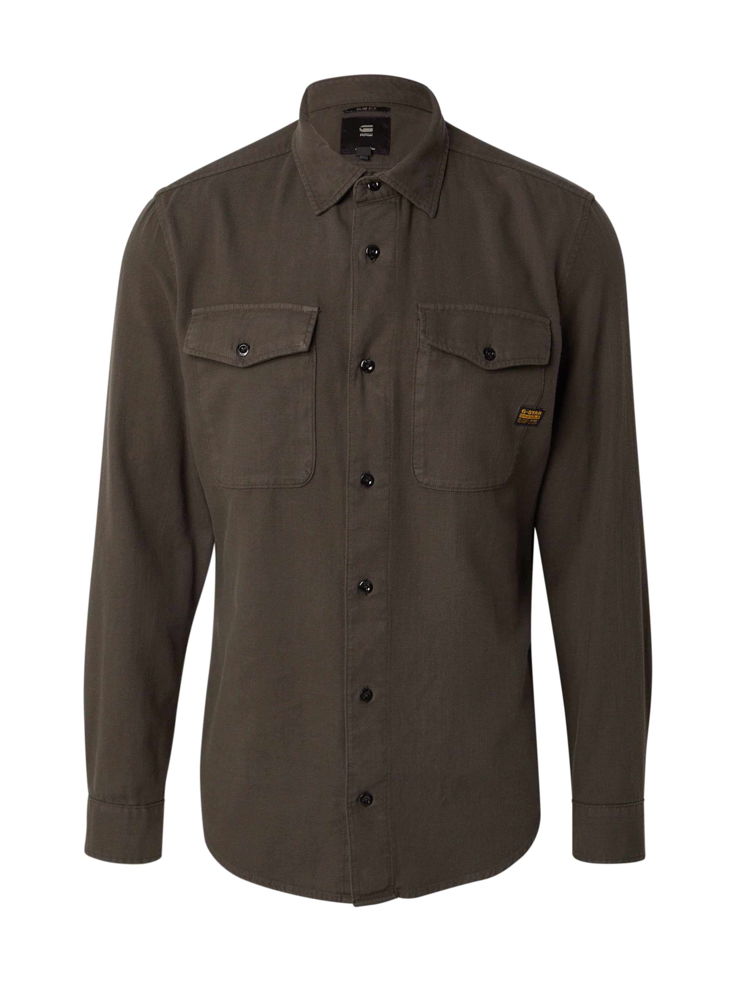 G-STAR Рубашка 'Marine' в Серый: спереди