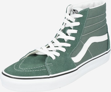 Sneaker alta di VANS in verde: frontale