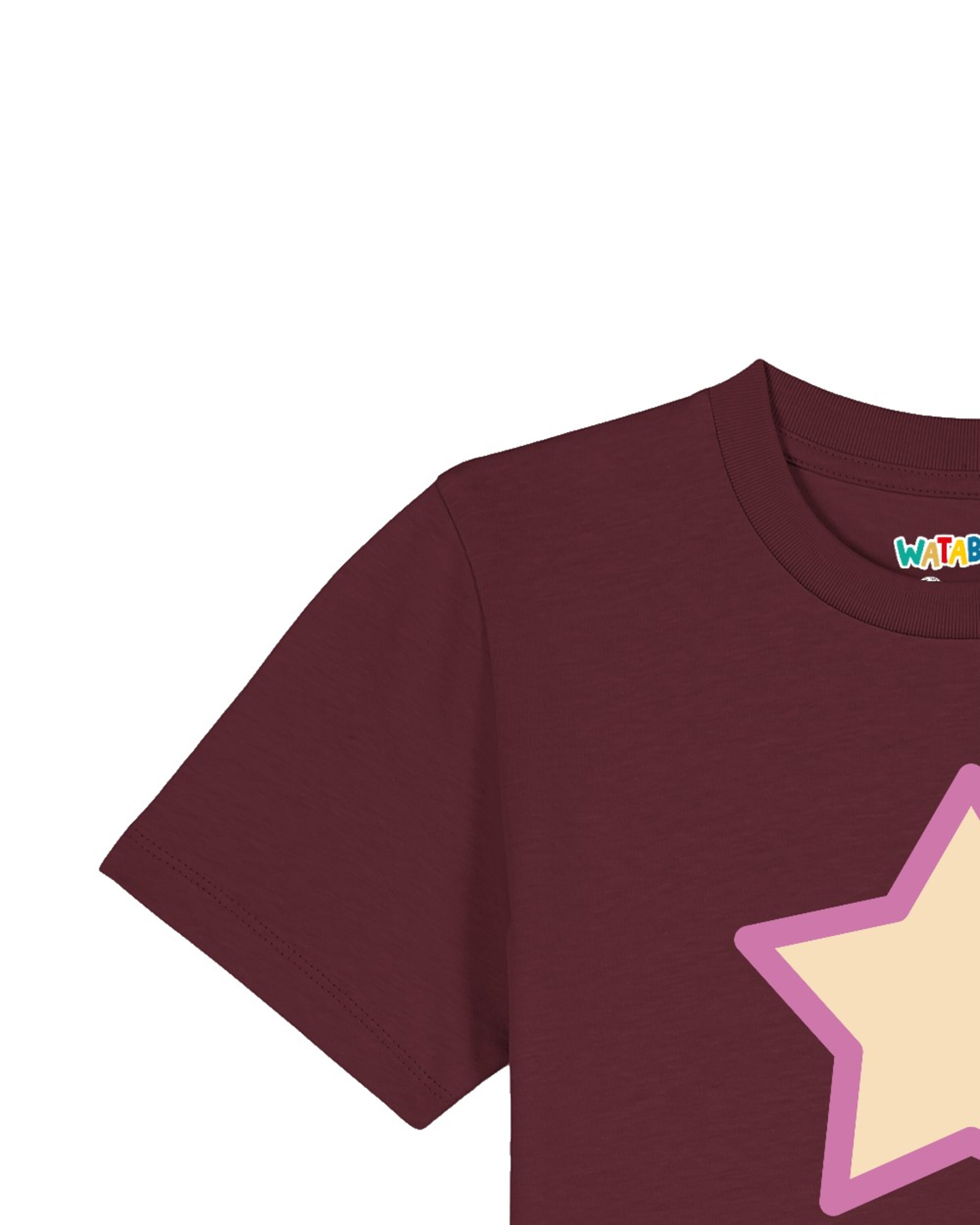 T-Shirt ' Stern ' watabout.kids en rouge