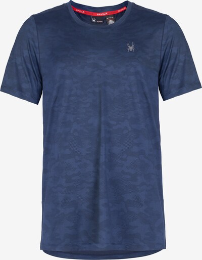 Spyder Funkcionalna majica | temno modra / srebrno-siva barva, Prikaz izdelka