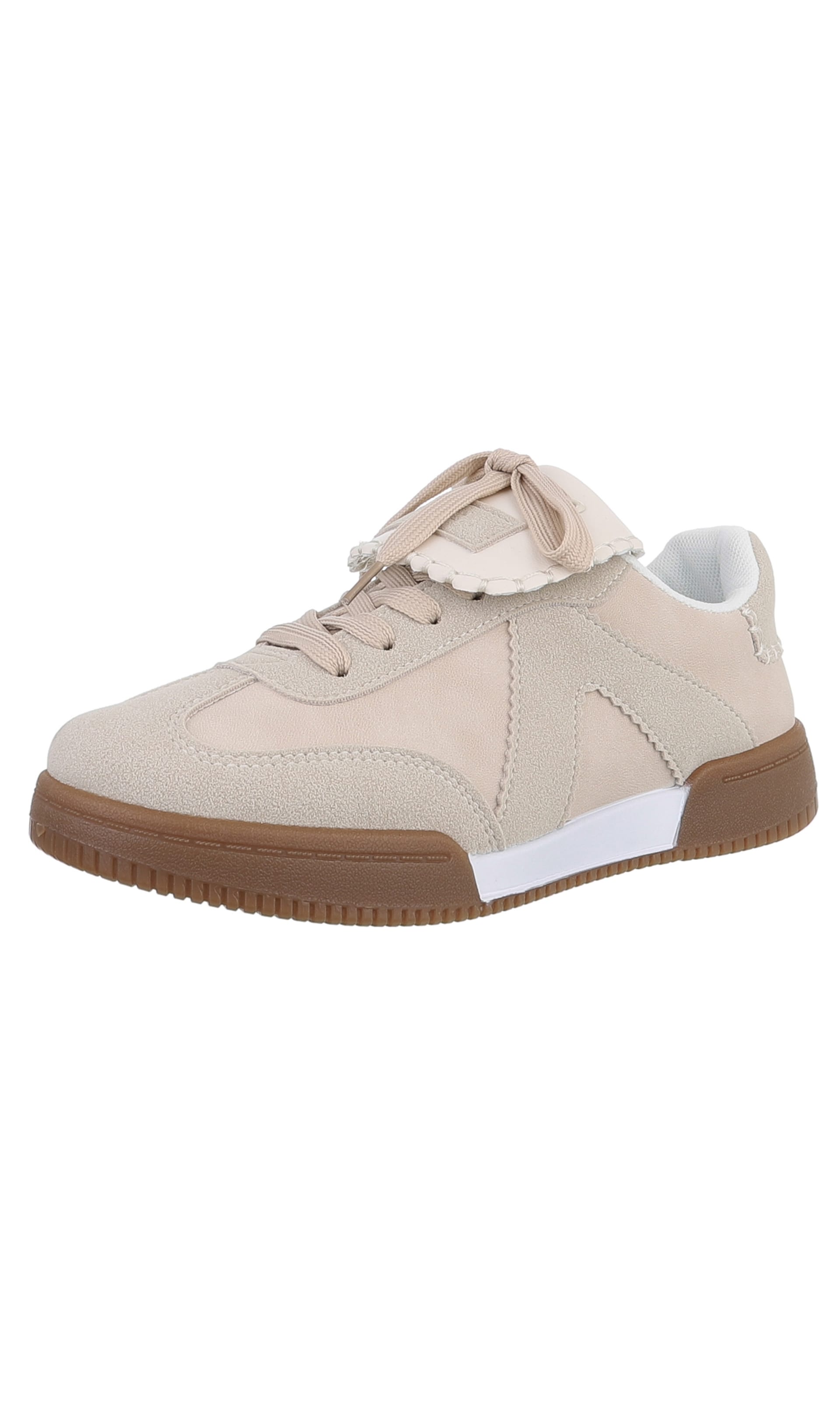 Ital-Design Sneaker in Beige: Vorderseite