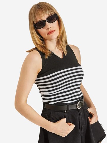 Tops en tricot Bianco Lucci en noir